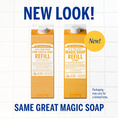 Citrus - Pure-Castile Magic Soap Refill
