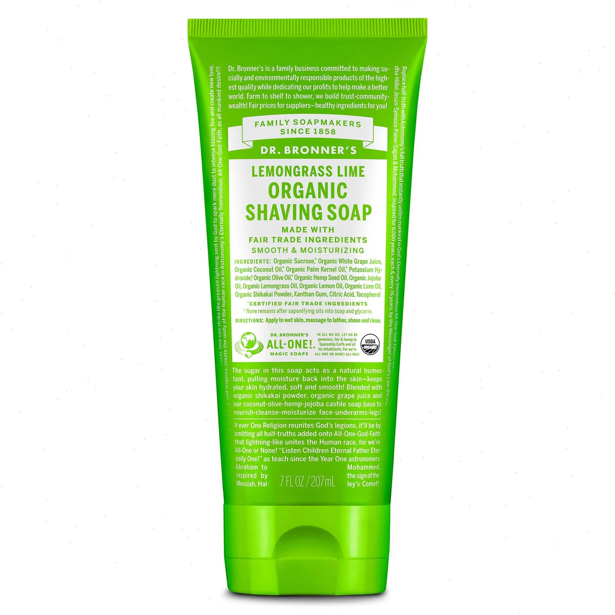 Lemongrass Lime - Organic Shaving Soaps