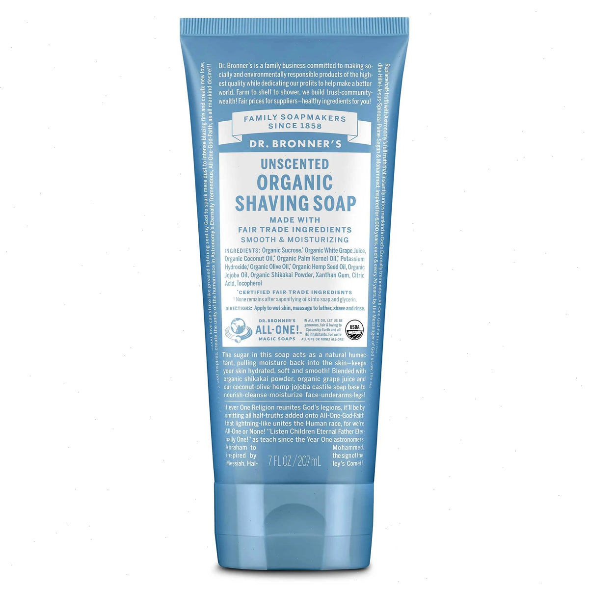 Unscented - Organic Shaving Soaps