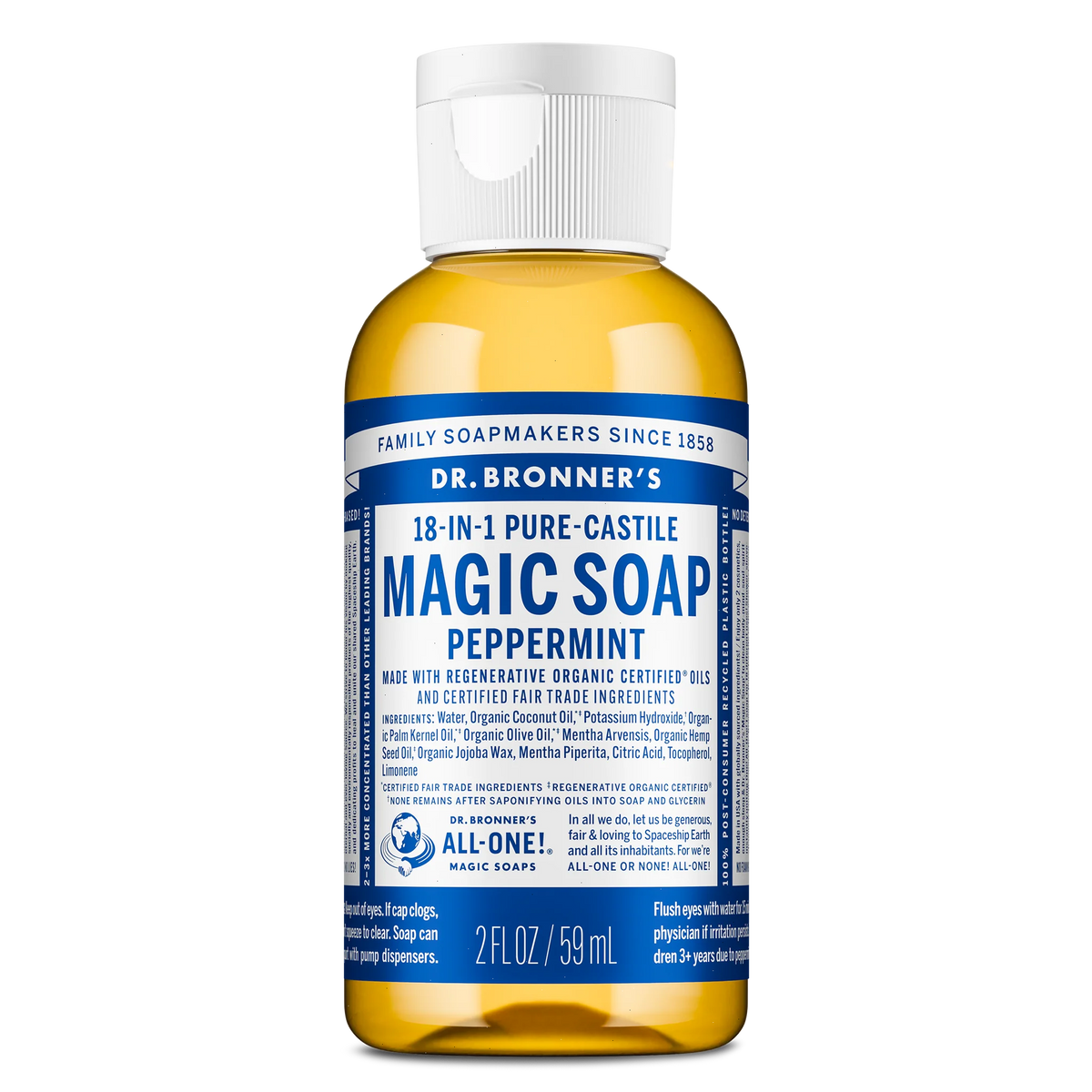 Peppermint - Pure-Castile Magic Soap