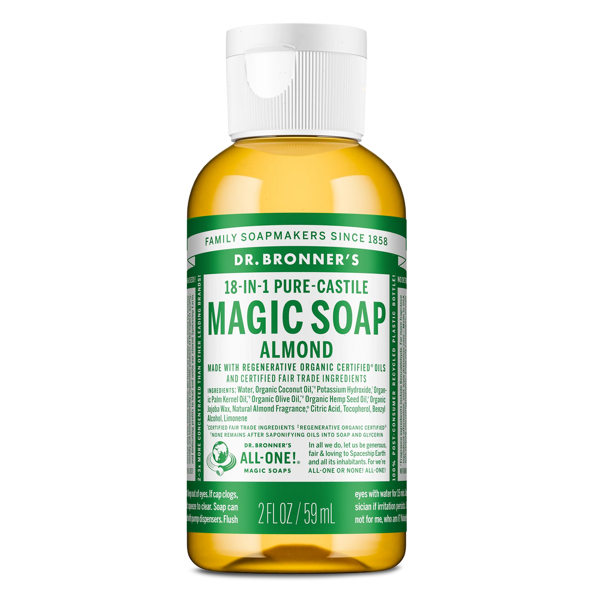 Almond - Pure-Castile Magic Soap